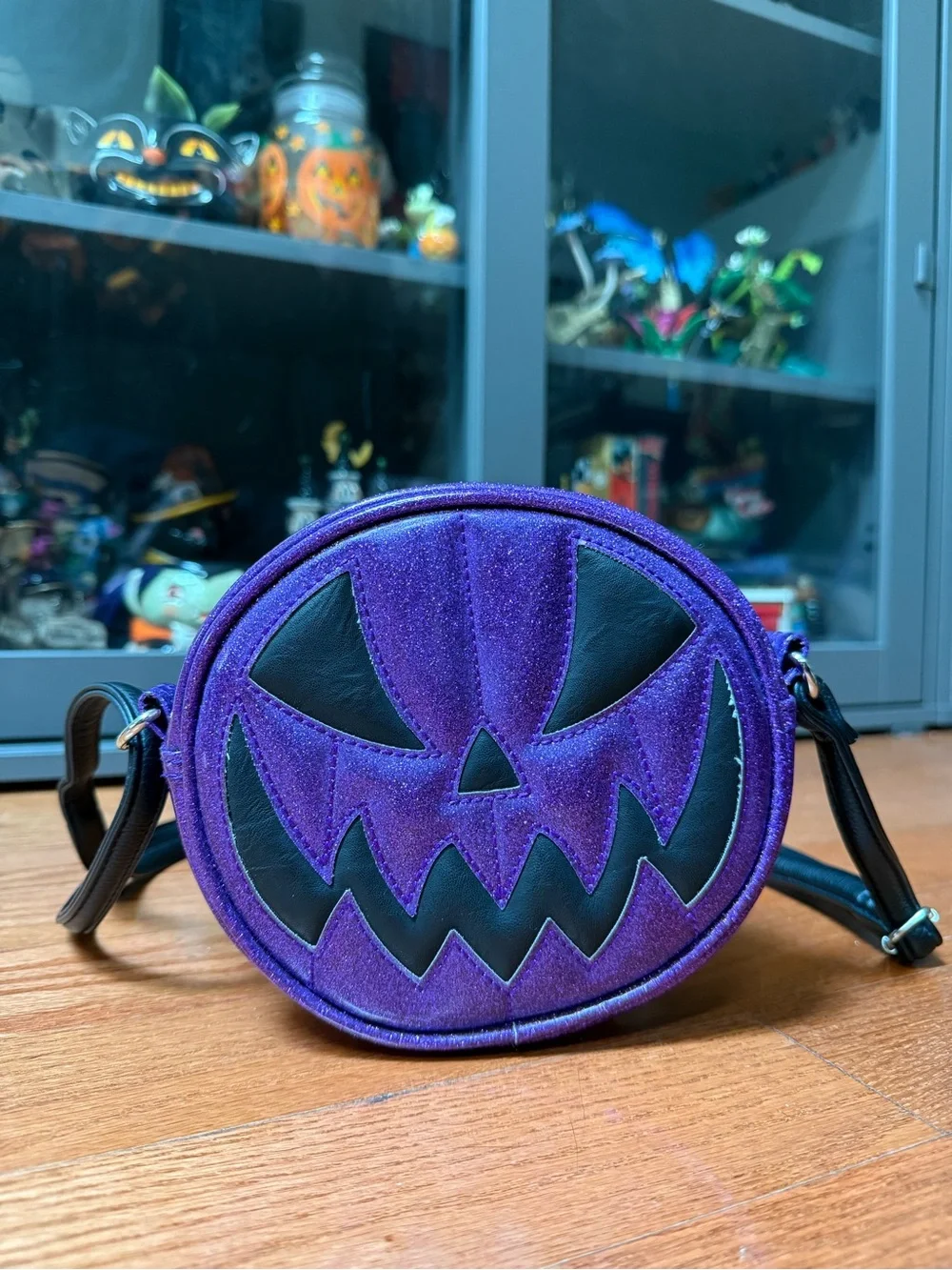 Pumpkin Kult Love Pain and Stitches Mini Pumpkin Crossbody Bag